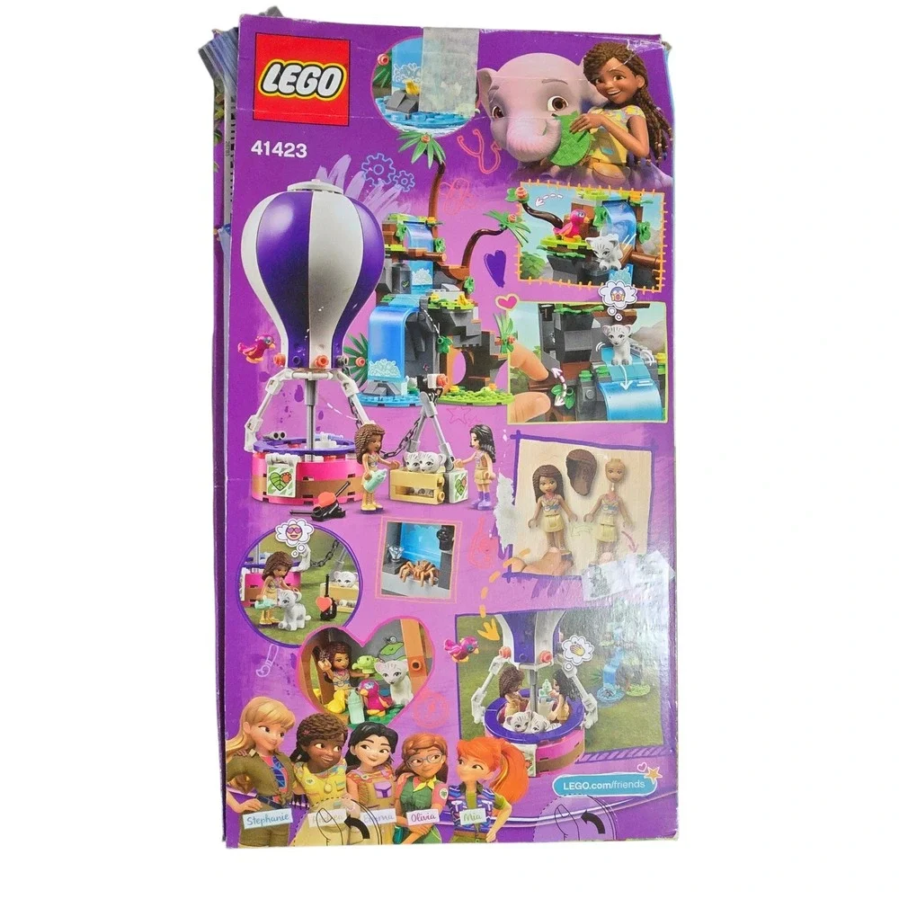 LEGO Friends Tiger Hot Air Balloon Jungle Rescue 41423 Building Set‎ 302pc